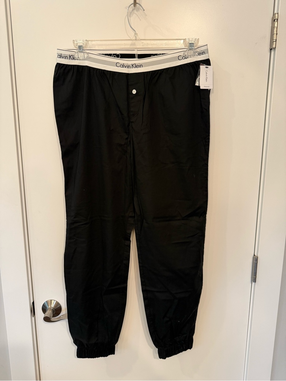 Calvin Klein Black Jogger Pajama Pants